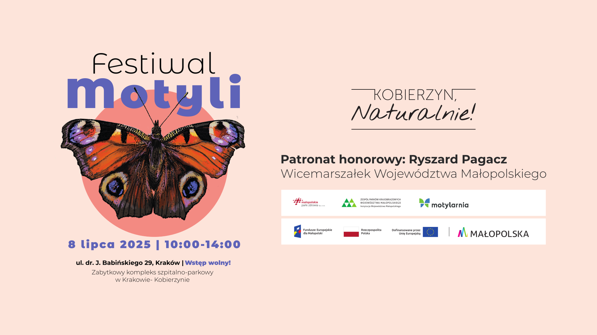 Festiwal Motyli pod Honorowym Patronatem Wicemarszałka Województwa Małopolskiego!