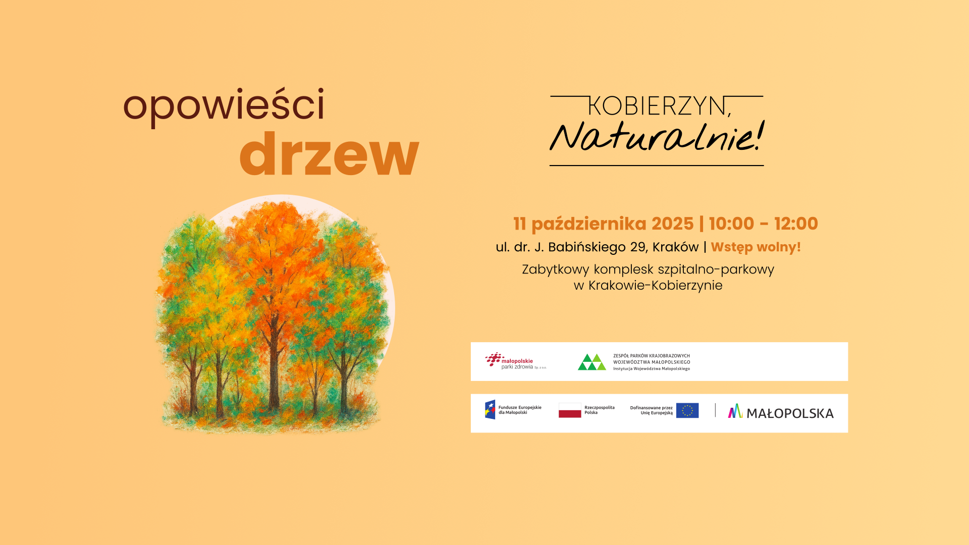 OPOWIEŚCI DRZEW – spacer przyrodniczy w Kobierzynie